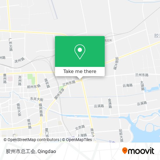 胶州市总工会 map