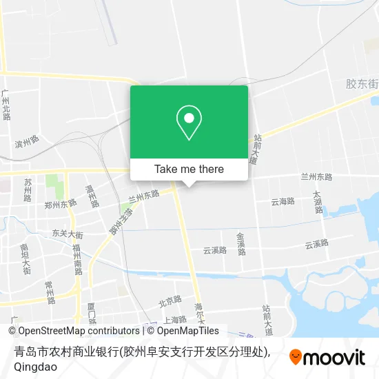 青岛市农村商业银行(胶州阜安支行开发区分理处) map