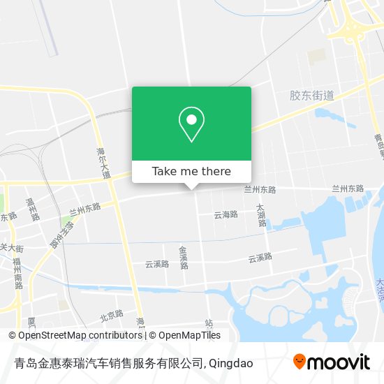 青岛金惠泰瑞汽车销售服务有限公司 map