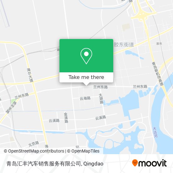 青岛汇丰汽车销售服务有限公司 map