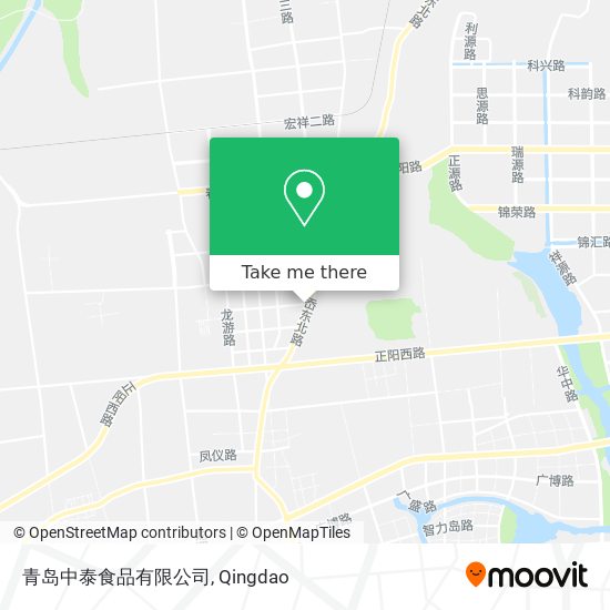 青岛中泰食品有限公司 map