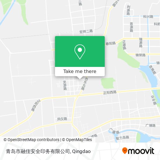 青岛市融佳安全印务有限公司 map