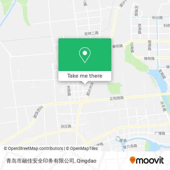 青岛市融佳安全印务有限公司 map