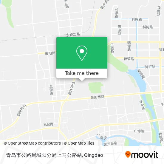 青岛市公路局城阳分局上马公路站 map
