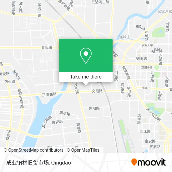 成业钢材旧货市场 map