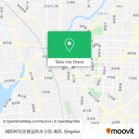 城阳村社区致远民生小区-南区 map