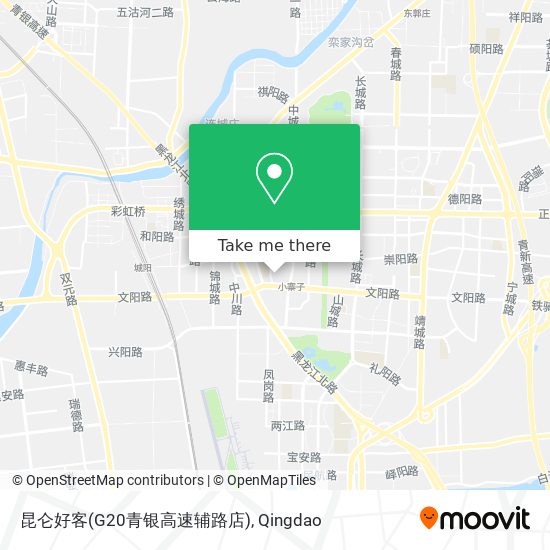 昆仑好客(G20青银高速辅路店) map