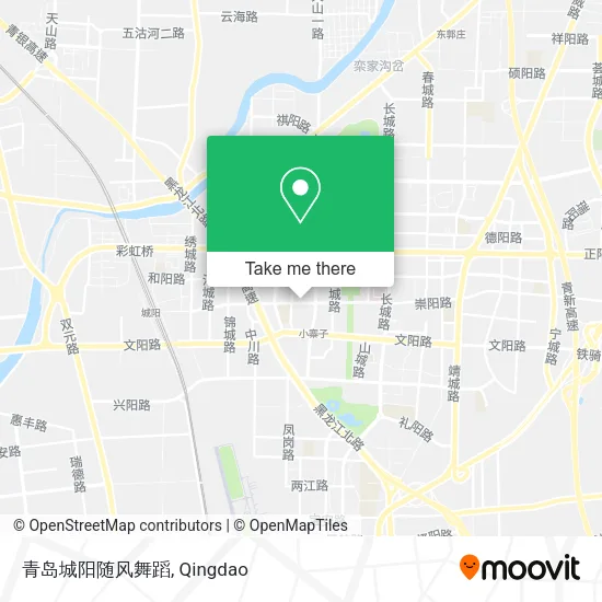 青岛城阳随风舞蹈 map
