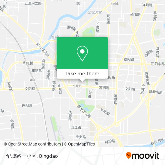 华城路一小区 map