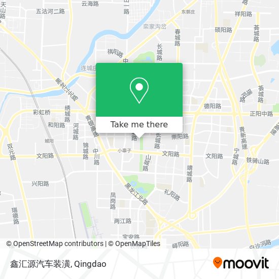 鑫汇源汽车装潢 map