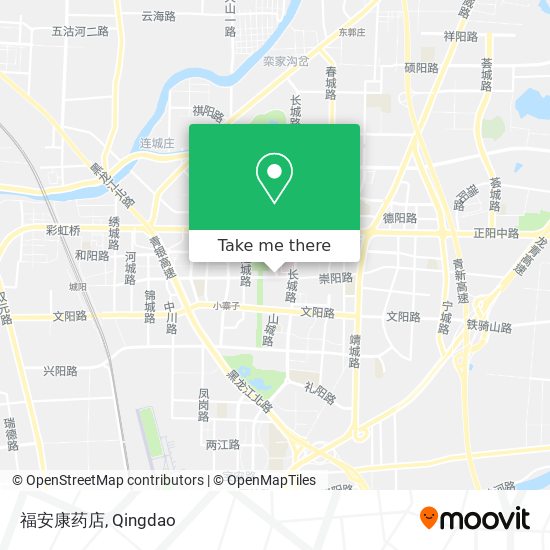 福安康药店 map