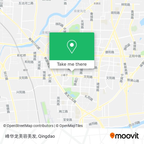 峰华龙美容美发 map