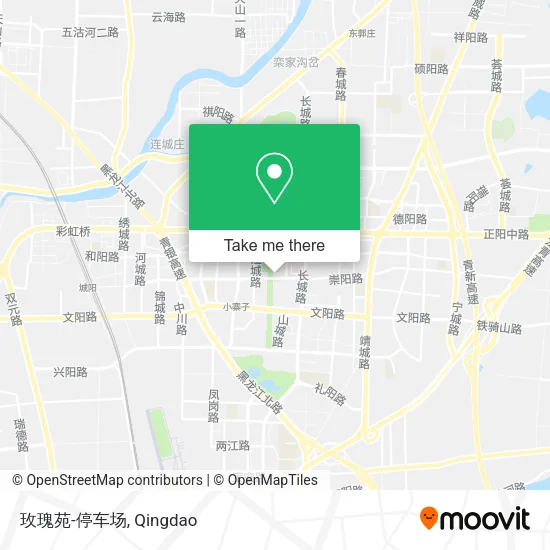 玫瑰苑-停车场 map