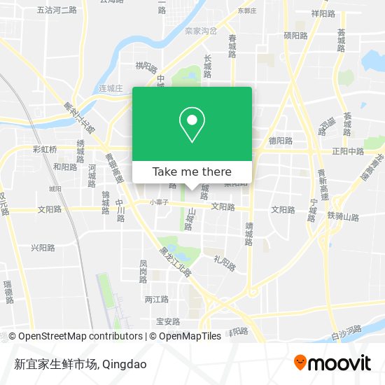 新宜家生鲜市场 map