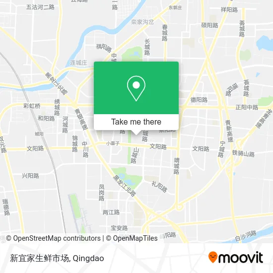 新宜家生鲜市场 map