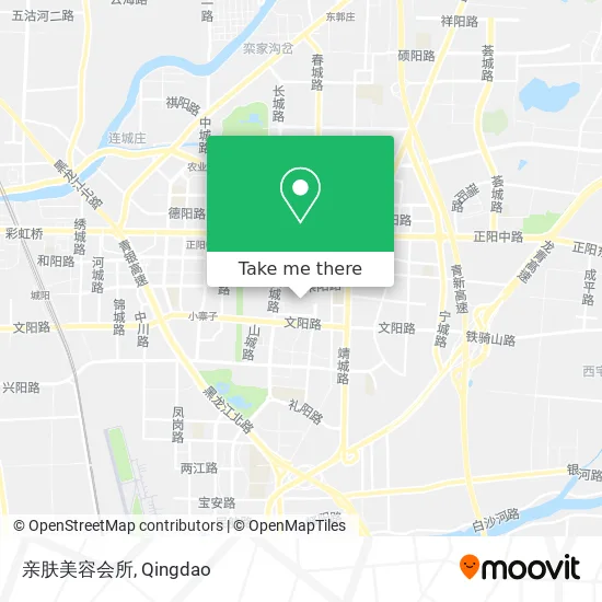 亲肤美容会所 map