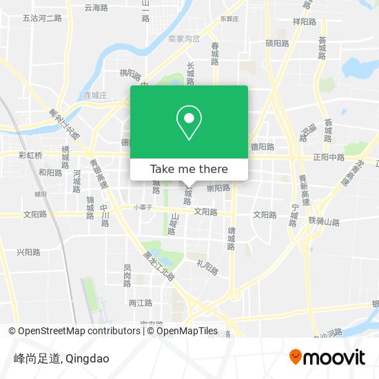 峰尚足道 map