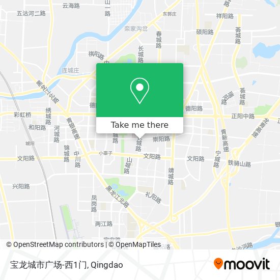 宝龙城市广场-西1门 map