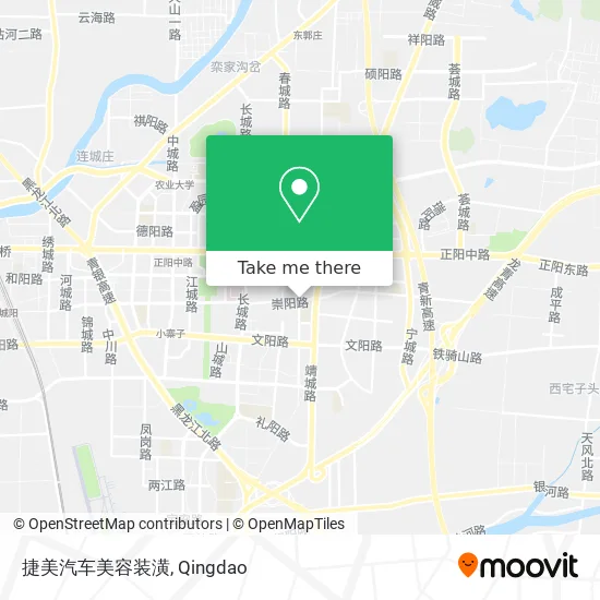 捷美汽车美容装潢 map
