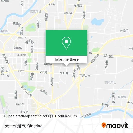 天一红超市 map