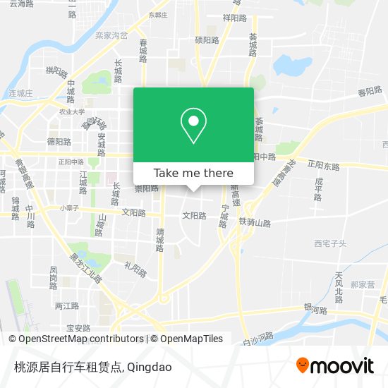 桃源居自行车租赁点 map