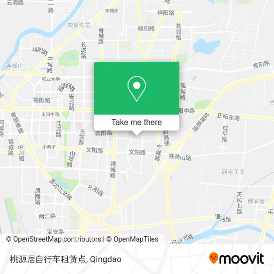 桃源居自行车租赁点 map