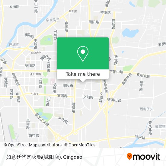 如意廷狗肉火锅(城阳店) map