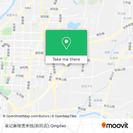 崔记麻辣烫米线(前田店) map