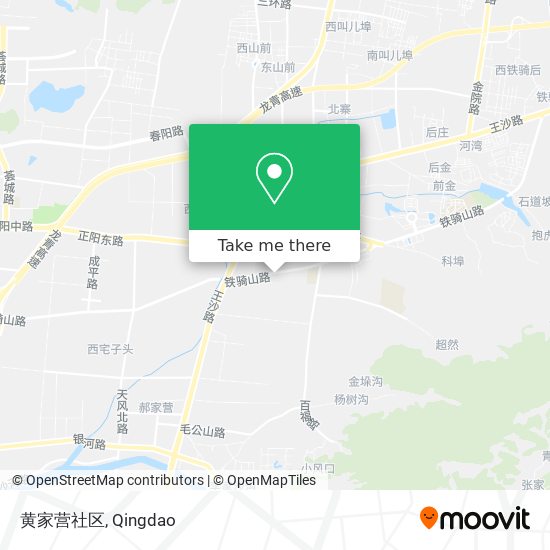 黄家营社区 map