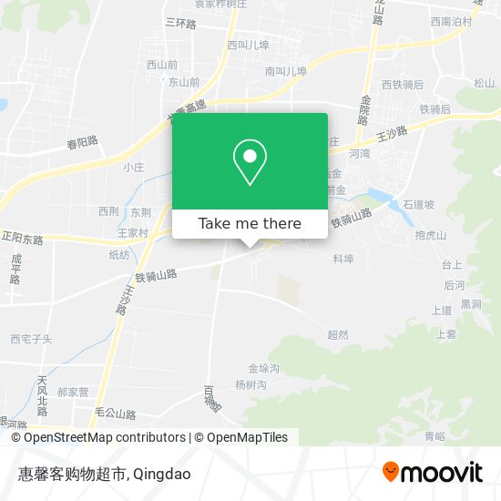 惠馨客购物超市 map