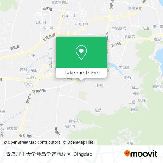 青岛理工大学琴岛学院西校区 map