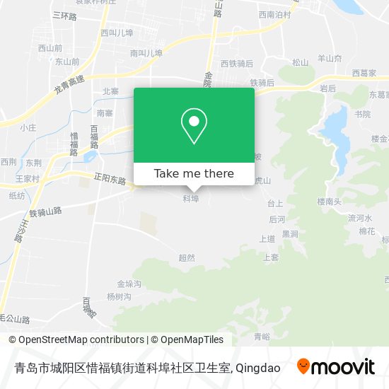 青岛市城阳区惜福镇街道科埠社区卫生室 map