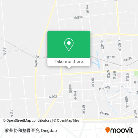 胶州协和整骨医院 map
