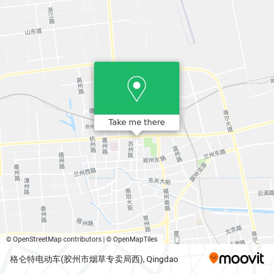 格仑特电动车(胶州市烟草专卖局西) map