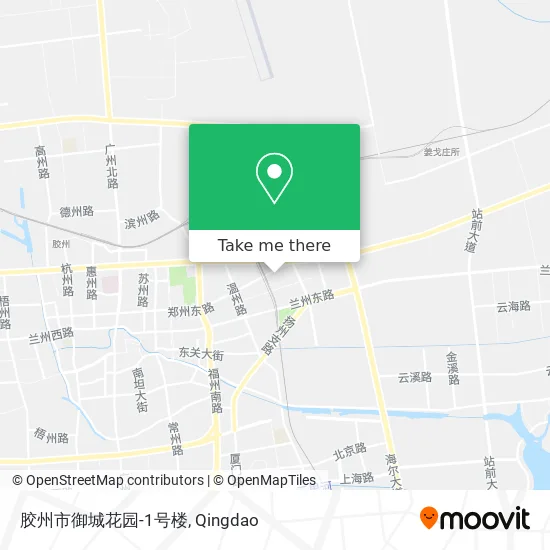 胶州市御城花园-1号楼 map