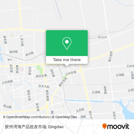 胶州湾海产品批发市场 map