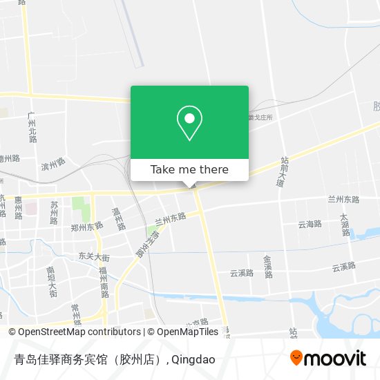 青岛佳驿商务宾馆（胶州店） map