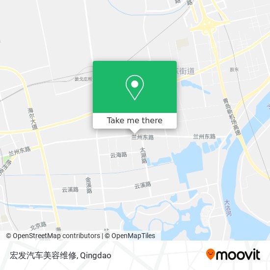 宏发汽车美容维修 map