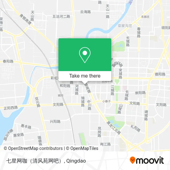七星网咖（清风苑网吧） map