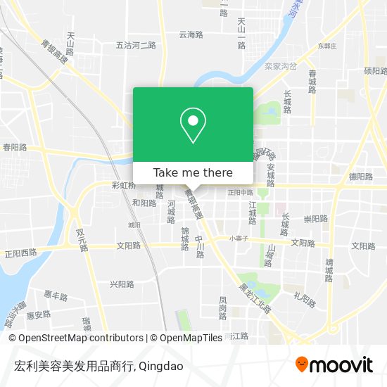 宏利美容美发用品商行 map