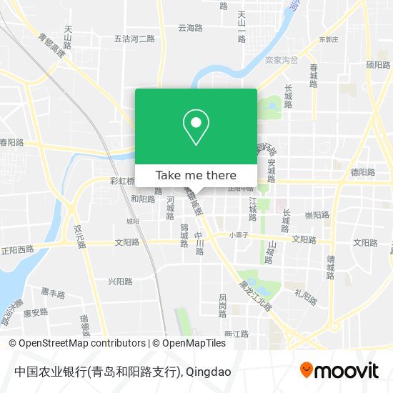 中国农业银行(青岛和阳路支行) map