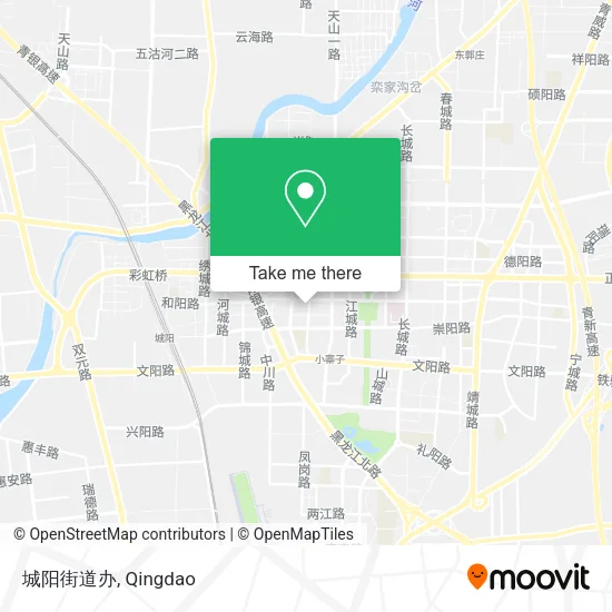 城阳街道办 map
