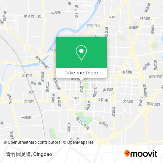 青竹园足道 map