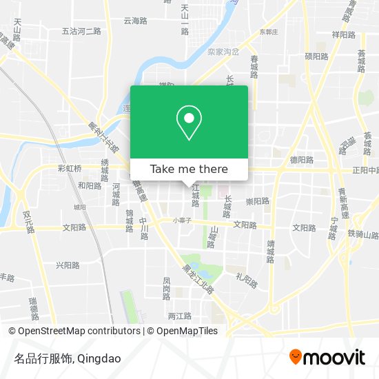 名品行服饰 map