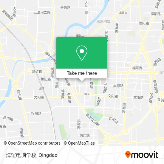 海谊电脑学校 map