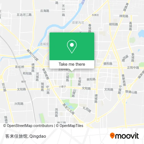 客来佳旅馆 map