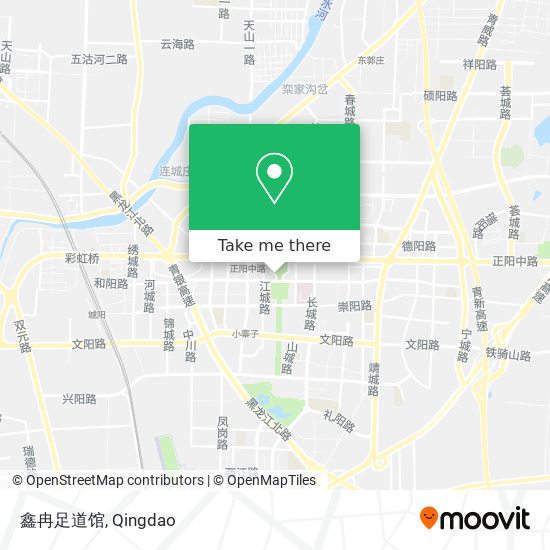 鑫冉足道馆 map