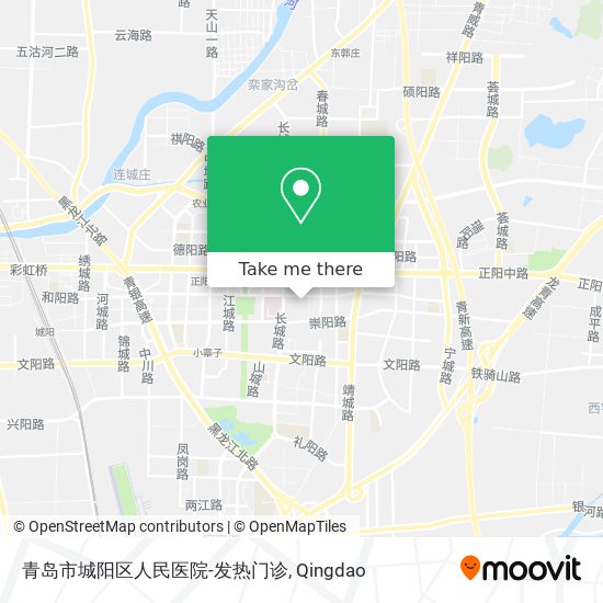 青岛市城阳区人民医院-发热门诊 map