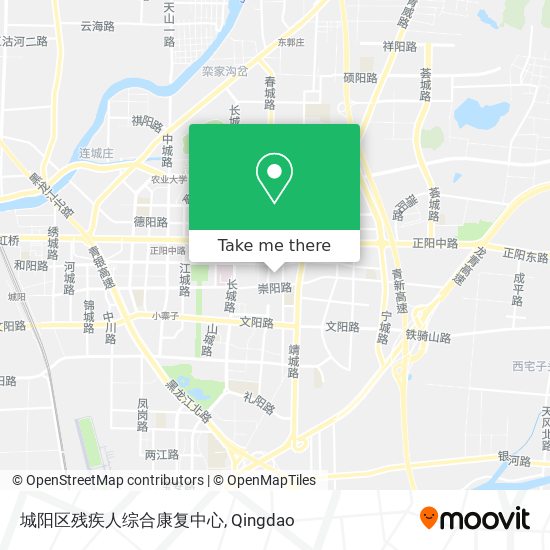 城阳区残疾人综合康复中心 map