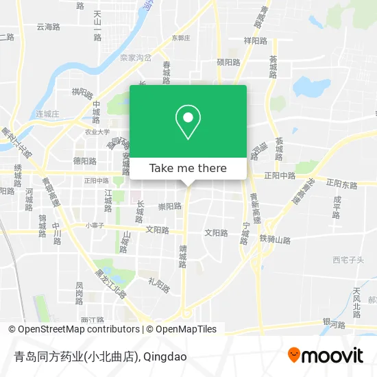 青岛同方药业(小北曲店) map
